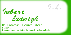 imbert ludwigh business card